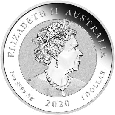 2020 $1 Australian Quokka 1oz Silver BU Coin