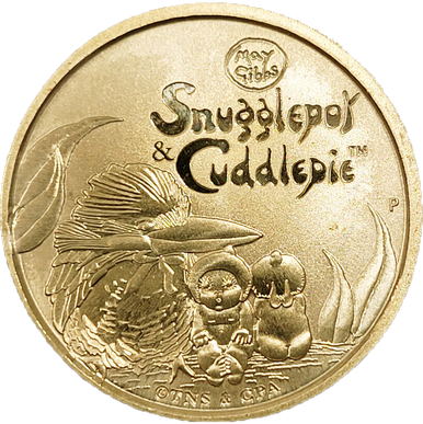 2015 $1 Baby Keepsake Snugglepot & Cuddlepie Uncirculated Coin