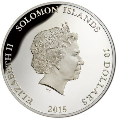 Solomon Islands 2015 $10 First World War Centenary Battle For Lone Pine Silver Coloured Proof Coin