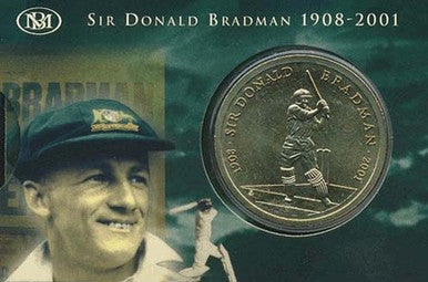 2001 $5 Sir Donald Bradman Uncirculated Coin