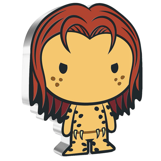 Niue 2021 $2 Chibi WW84 Cheetah Shaped 1oz Silver Proof Coin