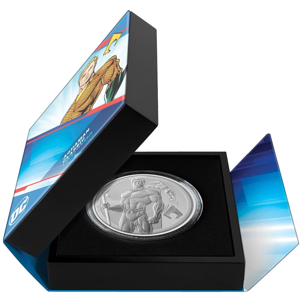 Niue 2022 $2 DC Comics Classic Aquaman 1oz Silver Proof Coin