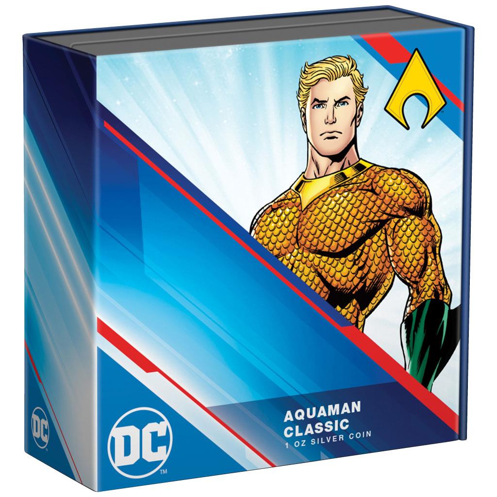 Niue 2022 $2 DC Comics Classic Aquaman 1oz Silver Proof Coin