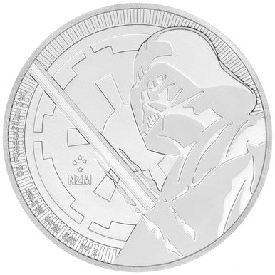 Niue 2018 $2 Star Wars Darth Vader 1oz Silver BU Coin