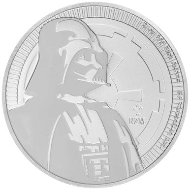 Niue 2017 $2 Star Wars Darth Vader 1oz Silver BU Coin