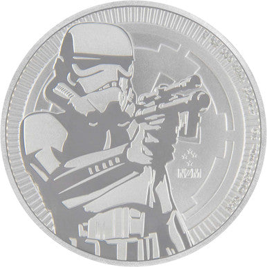 Niue 2018 $2 Star Wars Stormtroopers 1oz Silver BU Coin