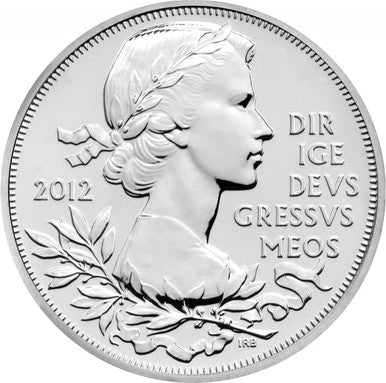 UK 2012 £5 The Queen's Diamond Jubilee Uncirculated Coin