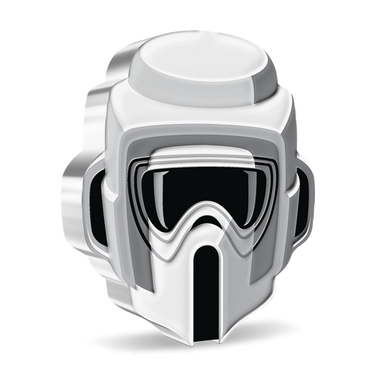 Niue 2021 $2 Faces of The Empire Scout Trooper 1oz Silver Coloured Proof Coin