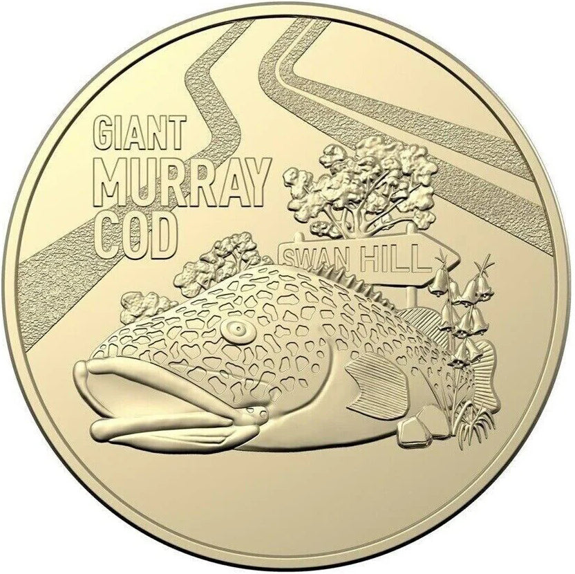 2023 $1 Aussie Big Things Giant Murray Cod PNC