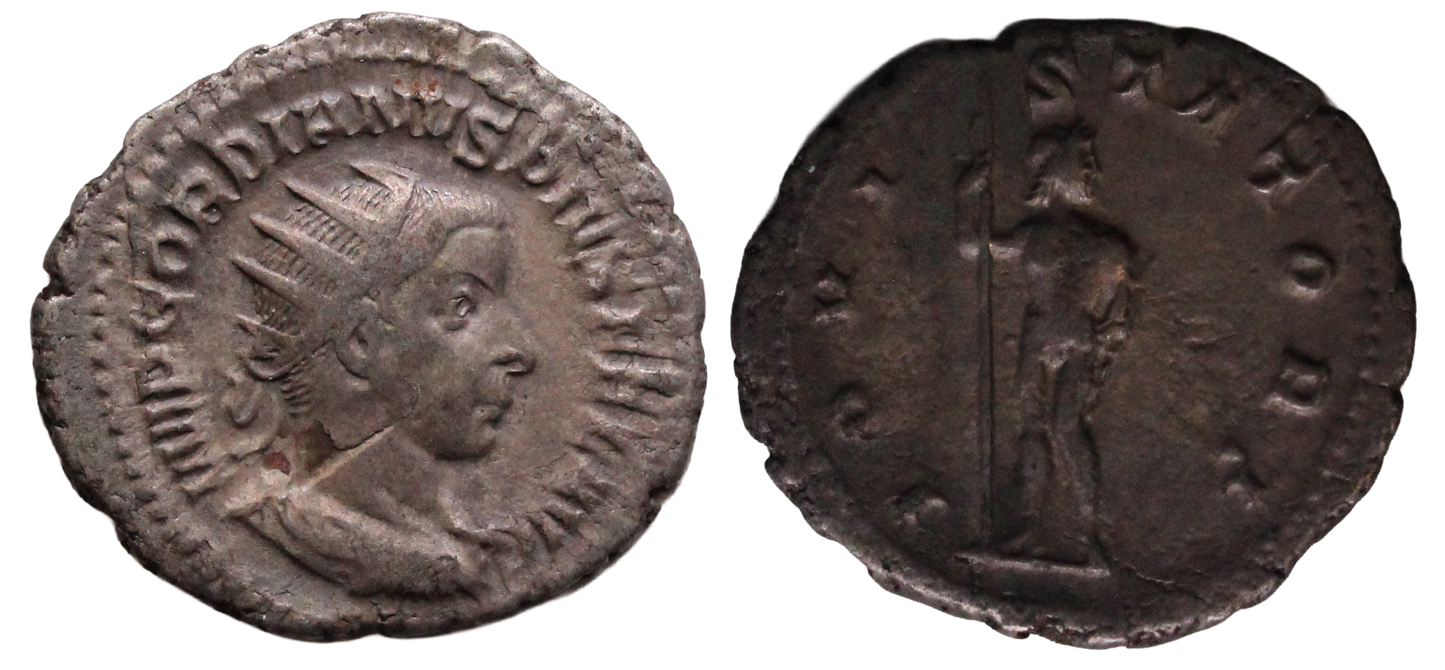 Roman Empire, Gordian III, Silver Antoninianus, 241-243 AD, aVF