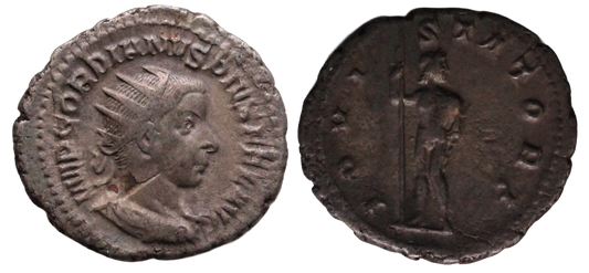 Roman Empire, Gordian III, Silver Antoninianus, 241-243 AD, aVF