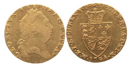 GB 1794 George III Spade Guinea Fine