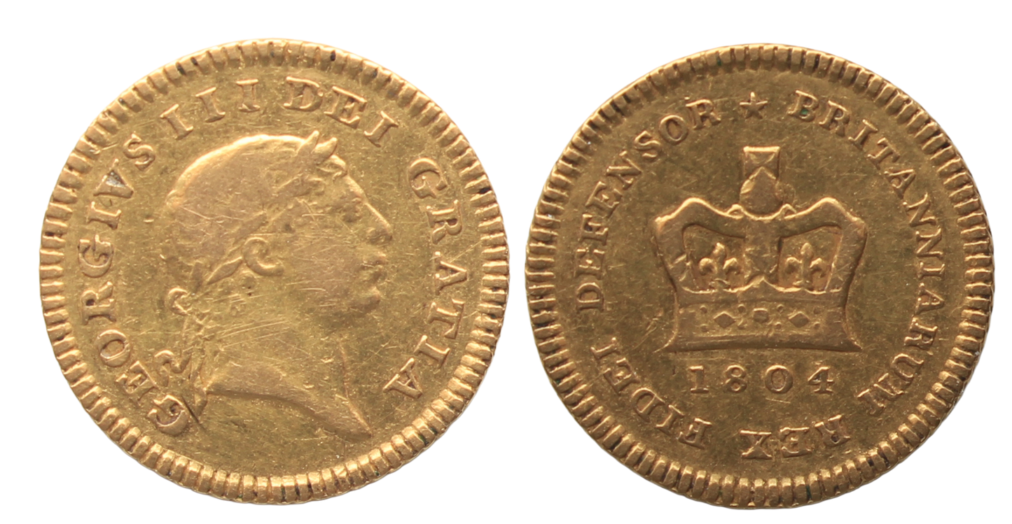GB, 1804 George III Third Guinea gFine