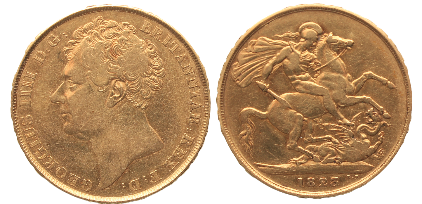 GB 1823 George III Two Pounds aVF