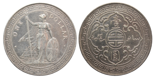 GB 1909B Trade Dollar EF