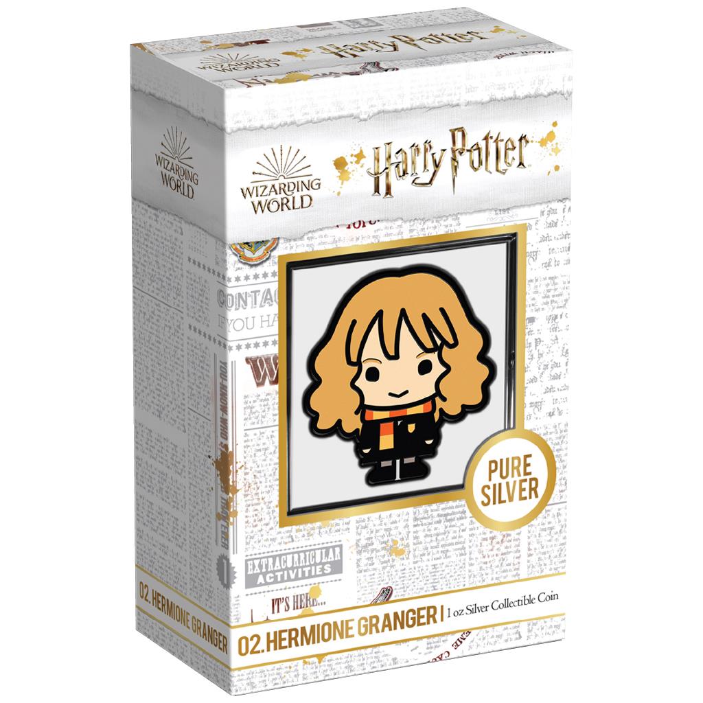 Niue 2020 $2 Chibi Harry Potter Hermione Granger Shaped 1oz Silver Proof Coin