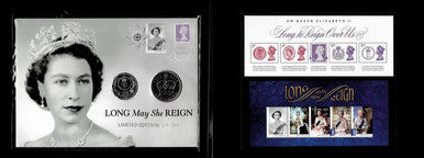2015 Long May She Reign Limited Edition Impressions PNC and Mini Sheet