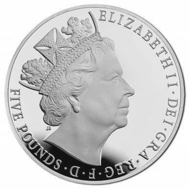 UK 2015 £5 The Longest Reigning Monarch Silver Proof Coin