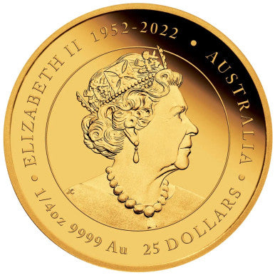 2024 $25 Lunar Year of The Dragon 1/4oz Gold Proof Coin