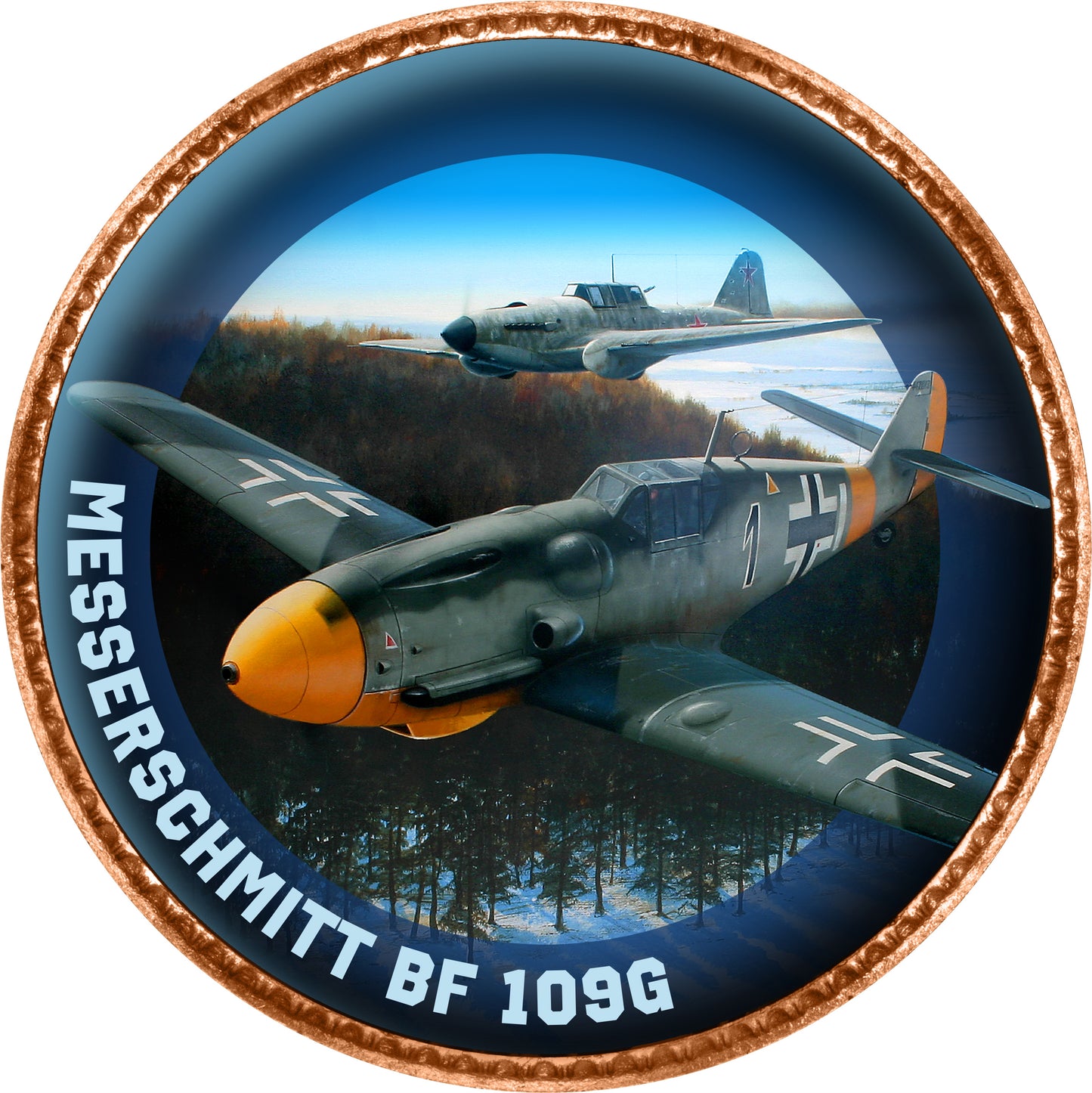 War For The Skies Second World War Enamel Penny 9 Coin Collection