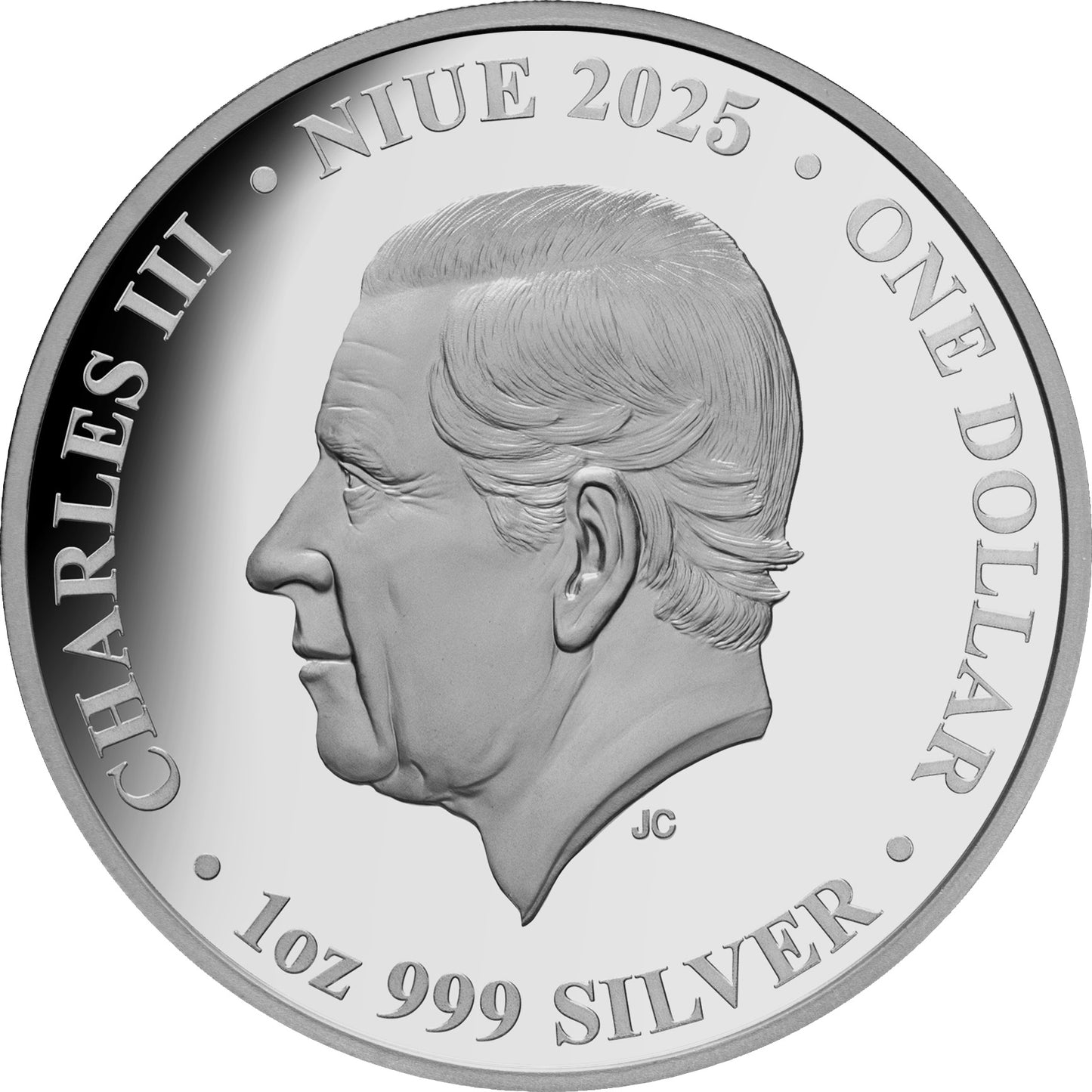 Niue 2025 $1 Lunar Snake 1oz Silver Proof Coin