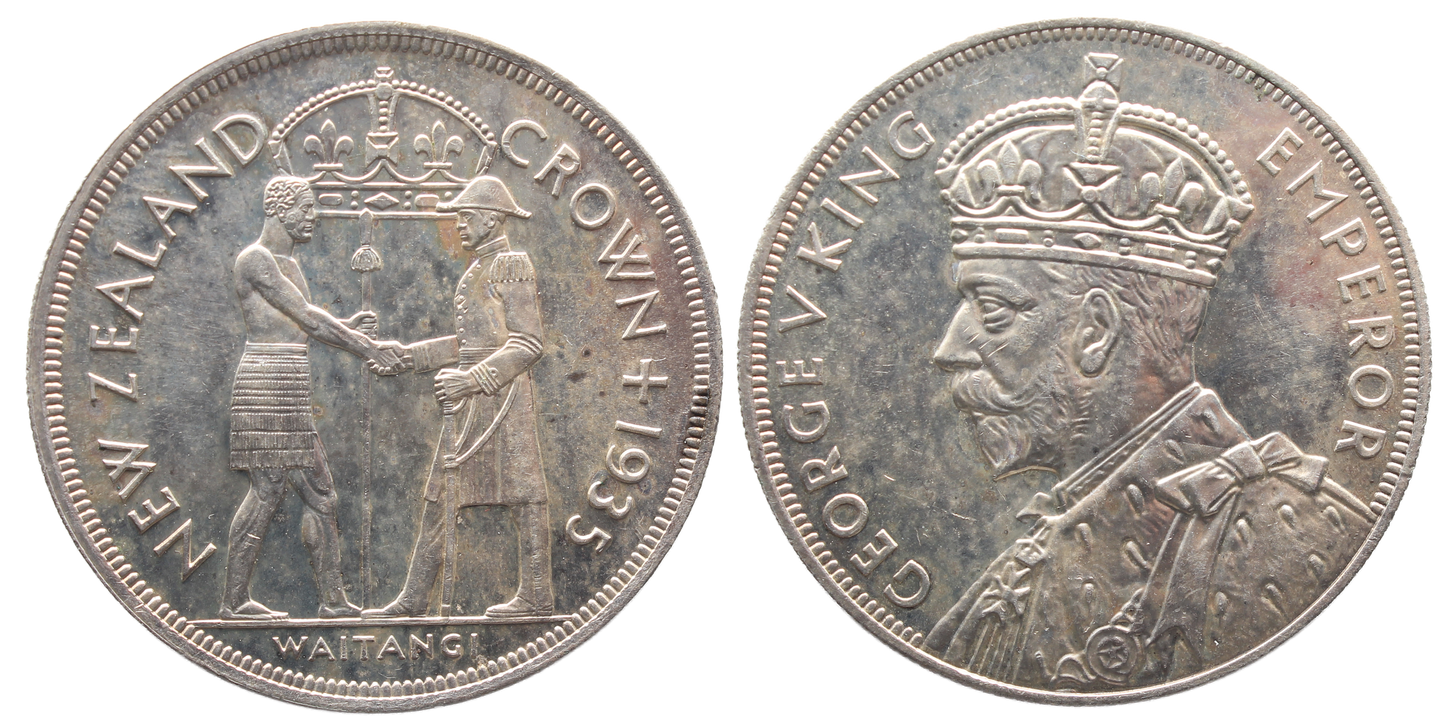 NZ 1935 Waitangi Crown Choice UNC