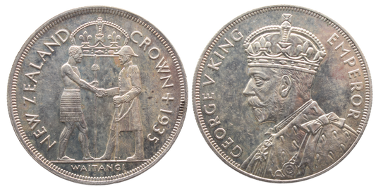 NZ 1935 Waitangi Crown Choice UNC