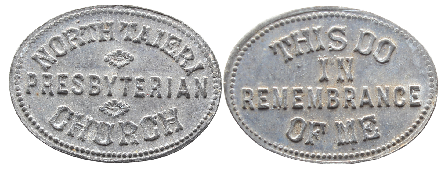 NZ North Taieri Communion Token UNC