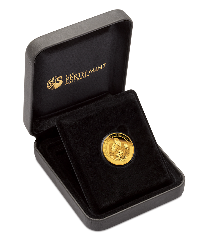 2015 $25 Celebrating The Birth of HRH Princes Charlotte 1/4oz Gold Proof Coin
