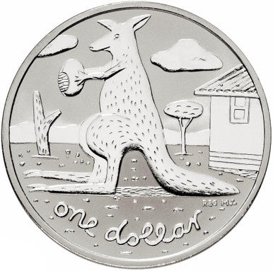 2008 $1 Australian Artist Kangaroo Uncirculated Coin