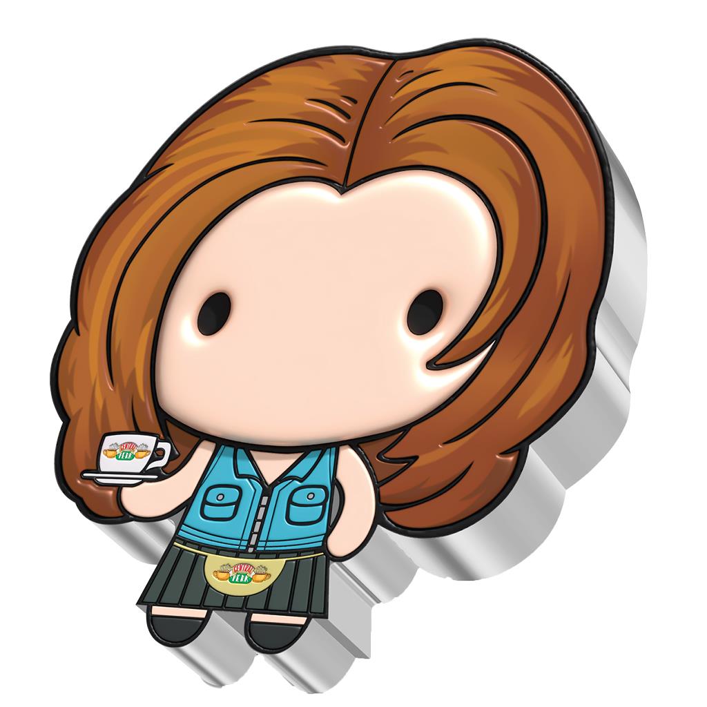 Niue 2022 $2 Chibi FRIENDS Rachel Green Shaped 1oz Silver Proof Coin