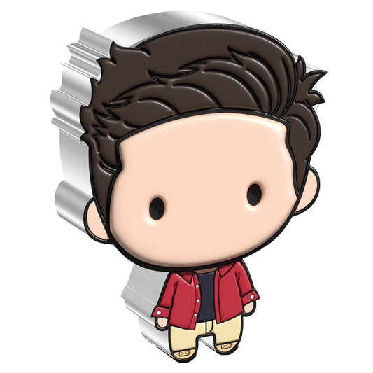 Niue 2022 $2 Chibi FRIENDS Ross Geller Shaped 1oz Silver Proof Coin