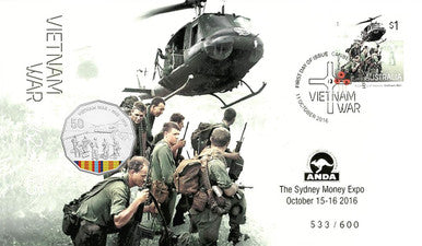 2016 50c ANDA Sydney Vietnam War PNC
