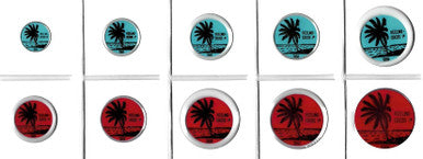 Keeling Cocos Islands 1968 25 Rupee - 1 Cent Plastic Token Complete Set of 10 UNC