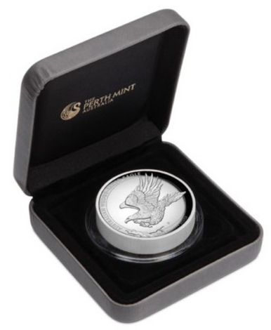 2014 $8 Australian Wedge-Tailed Eagle 5oz Silver High Relief Proof Coin