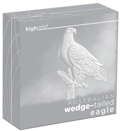2017 $8 Australian Wedge-Tailed Eagle 5oz Silver High Relief Proof Coin