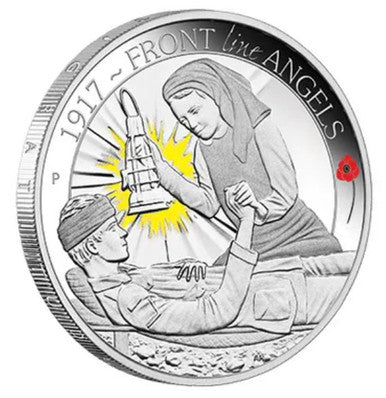 2017 50c The Anzac Spirit 100th Anniversary 1/2oz Silver Coloured Proof 3 Coin Set