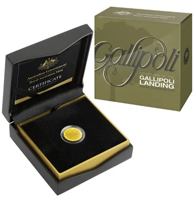 2015 $10 Centenary of Gallipoli Landing 1/10oz Gold Proof Coin