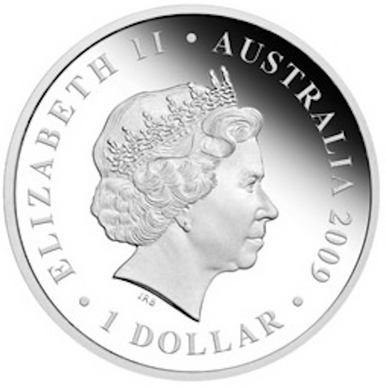 2009 $1 Sydney World Masters Games 1oz Silver Coloured Proof Coin
