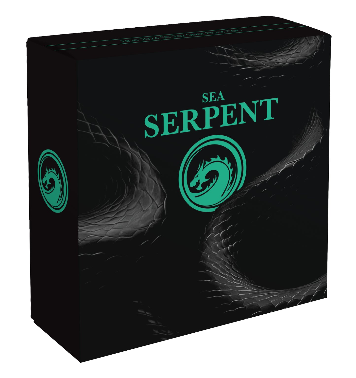 Niue 2024 $5 Mythical Creatures The Sea Serpent 2oz Silver Coloured Proof Coin