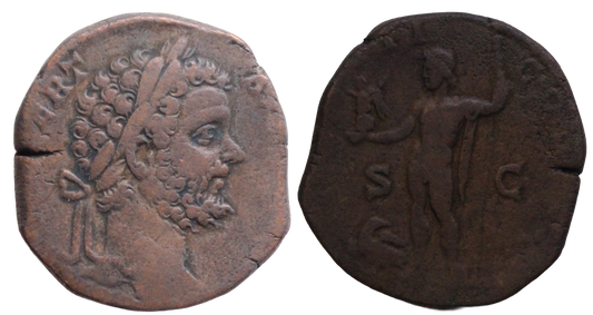 Roman Empire, Septimius Severus 193-211AD Sestertius