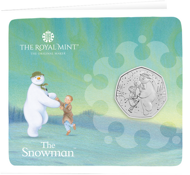 UK 2023 50p The Snowman Uncirculated Coin
