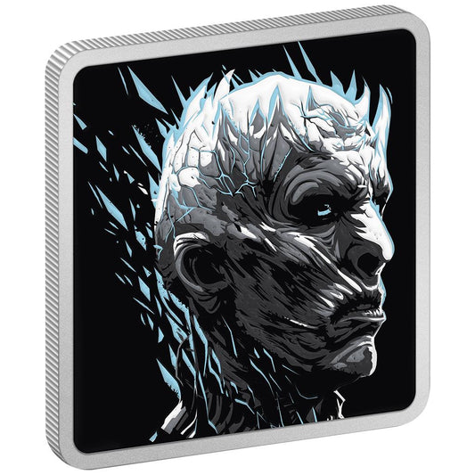 NZ Game of Thrones The Knight King 1oz Silver Coloured Medallion