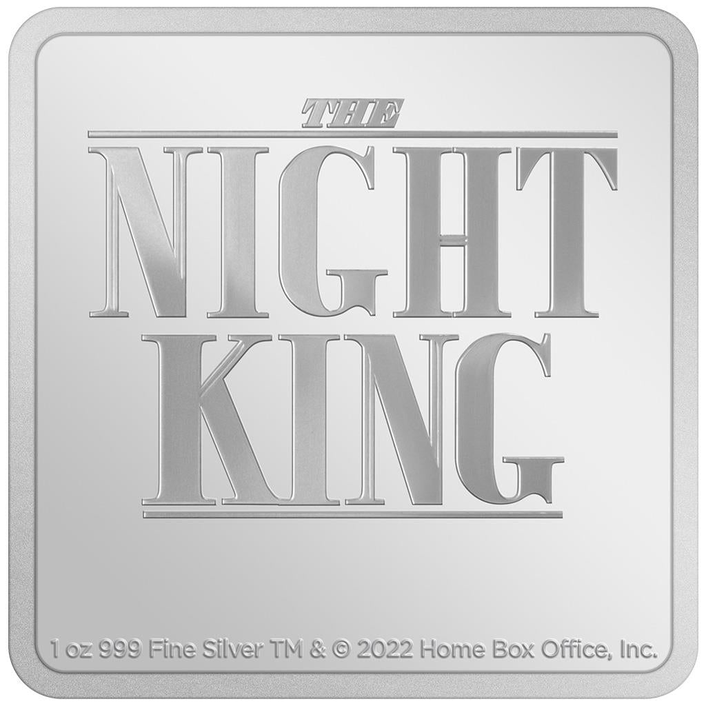 NZ Game of Thrones The Knight King 1oz Silver Coloured Medallion