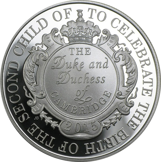 UK 2015 £5 The Royal Birth Silver Proof Coin