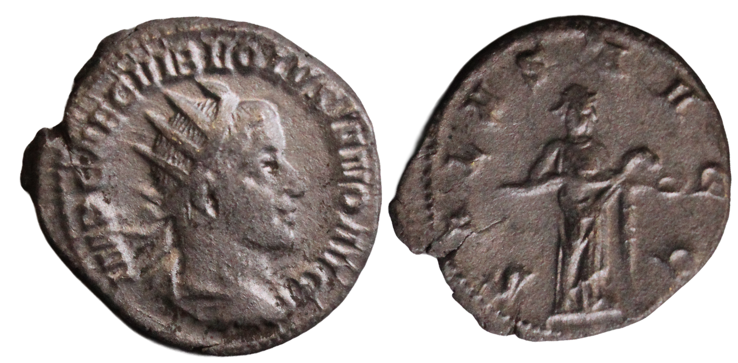 Roman Empire, Volusian 251-253AD Antoninianus, VF
