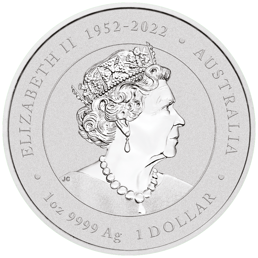 2024 $1 ANDA Brisbane Lunar Year of The Dragon White Dragon 1oz Silver Coloured Uncirculated Coin