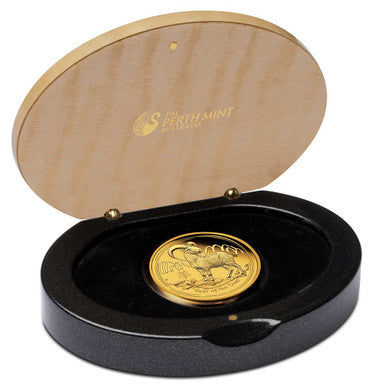 2015 $25 Lunar Year of The Goat 1/4oz Gold Proof Coin