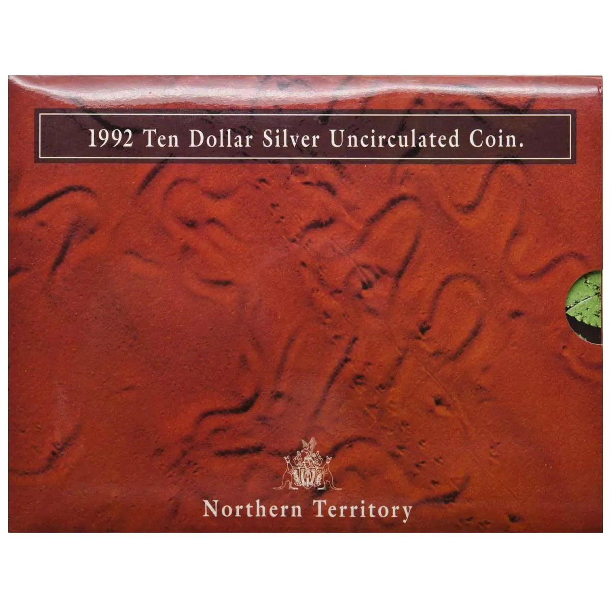 1992 $10 State Series Northern Territory Silver Uncirculated Coin