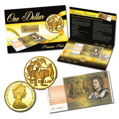 1984 $1 Last Prefix Note First Coin Premium Pack